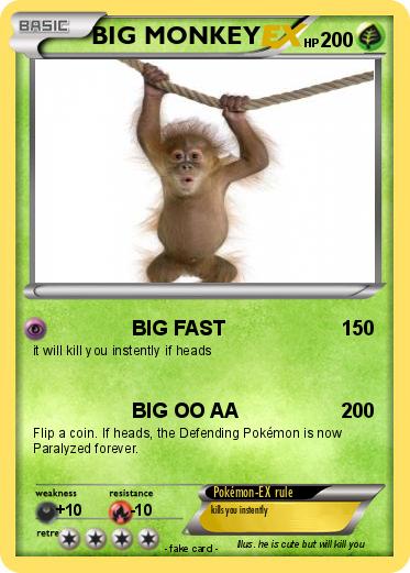 Pokemon BIG MONKEY