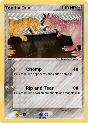 Pokemon Toothy Duo