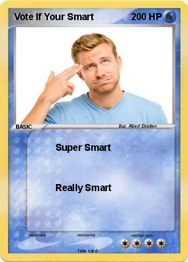 Pokemon Vote If Your Smart