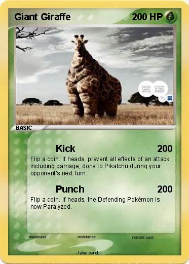 Pokemon Giant Giraffe
