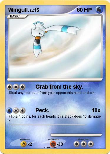 Pokemon Wingull.