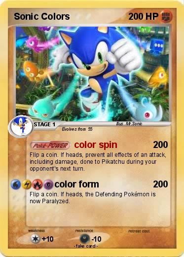 Pokemon Sonic Colors