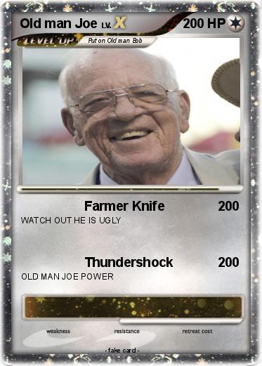 Pokemon Old man Joe