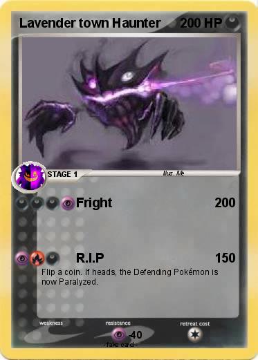 Pokemon Lavender town Haunter
