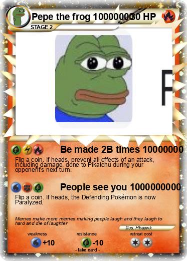 Pokemon Pepe the frog 10000000