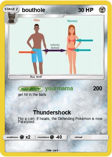 Pokemon bouthole