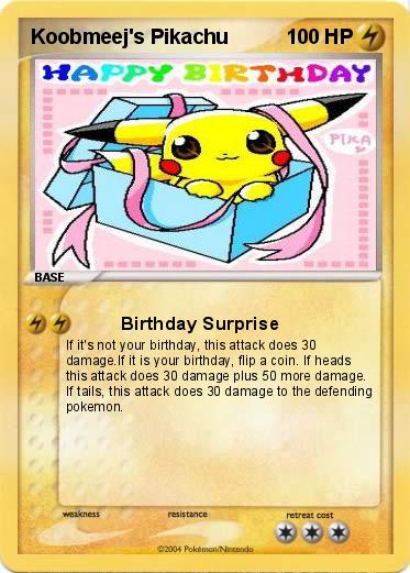 Pokemon Koobmeej's Pikachu