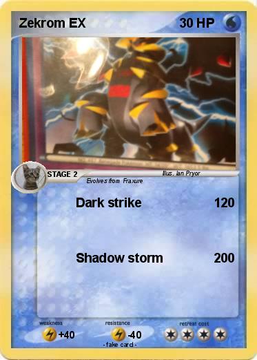 Pokemon Zekrom EX