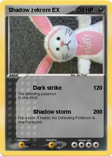 Pokemon Shadow zekrom EX
