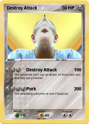 Pokemon Destroy Attack