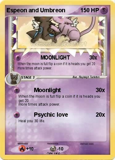 Pokemon Espeon and Umbreon