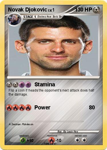 Pokemon Novak Djokovic