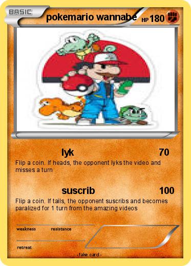 Pokemon pokemario wannabe