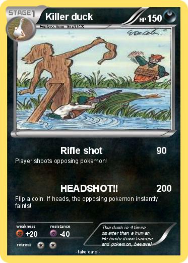 Pokemon Killer duck