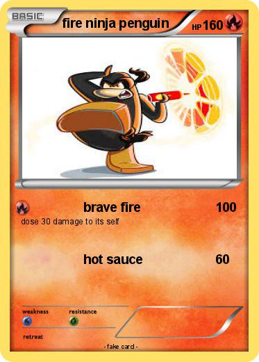Pokemon fire ninja penguin