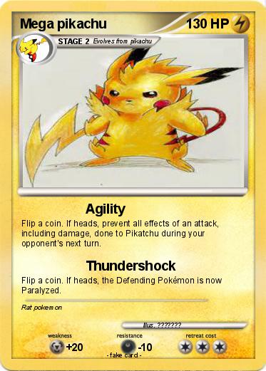 Pokemon Mega pikachu