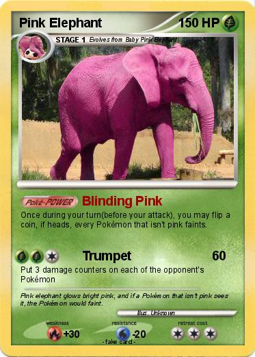 Pokemon Pink Elephant