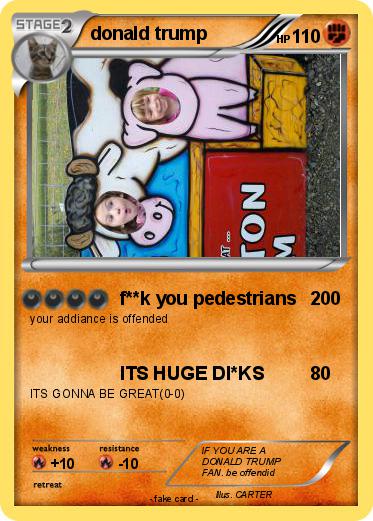Pokemon donald trump