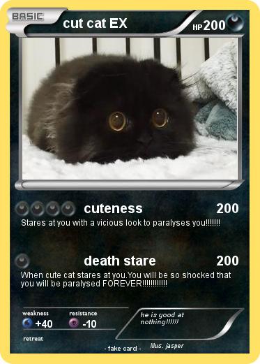 Pokemon cut cat EX