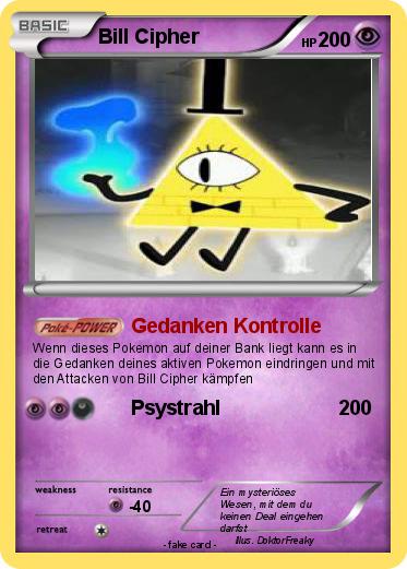 Pokemon Bill Cipher
