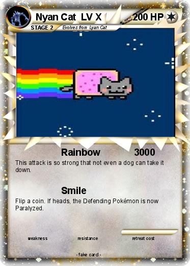 Pokemon Nyan Cat  LV X