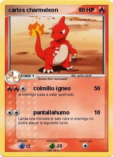 Pokemon carlos charmeleon