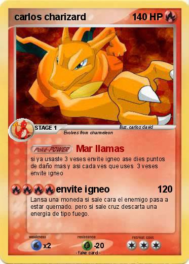 Pokemon carlos charizard