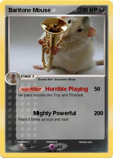 Pokemon Baritone Mouse