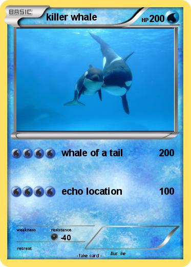 Pokemon killer whale