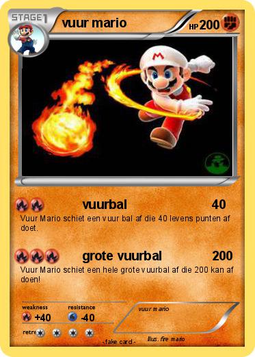 Pokemon vuur mario