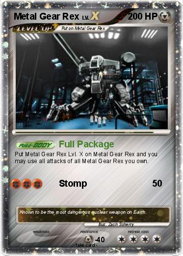 Pokemon Metal Gear Rex