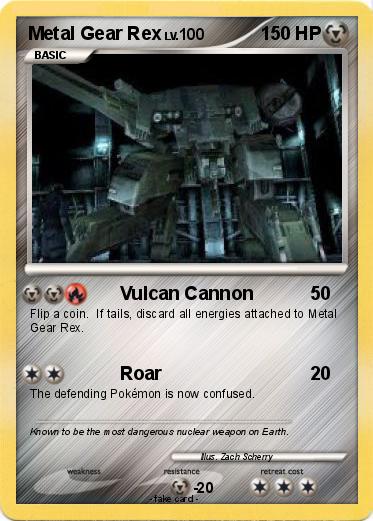 Pokemon Metal Gear Rex