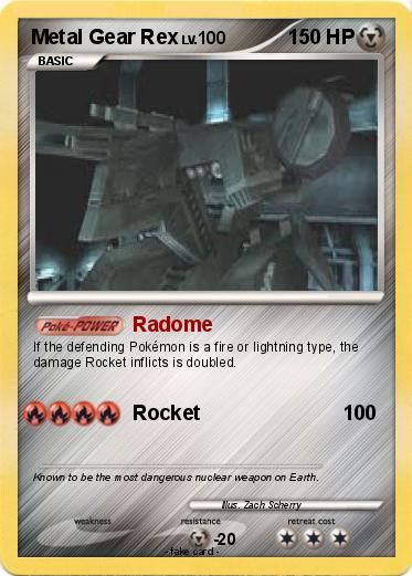 Pokemon Metal Gear Rex