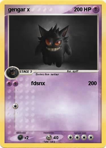 Pokemon gengar x