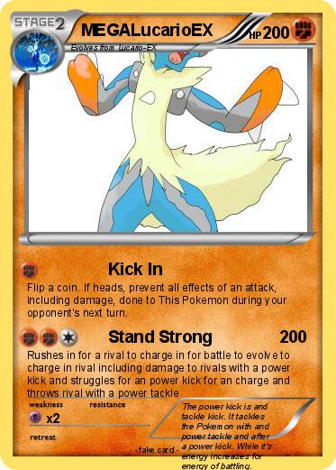 Pokemon MEGALucarioEX