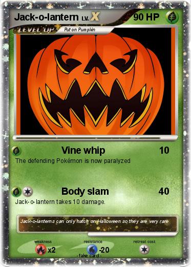 Pokemon Jack-o-lantern