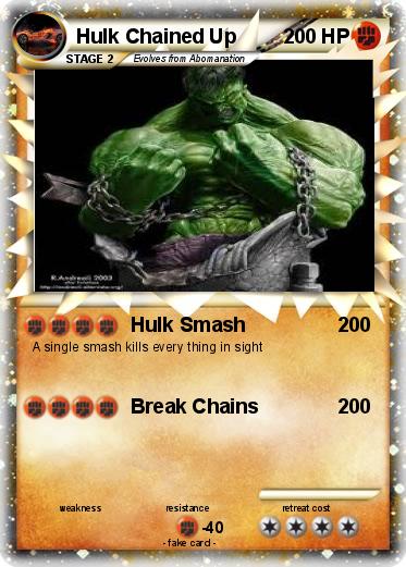 Pokemon Hulk Chained Up