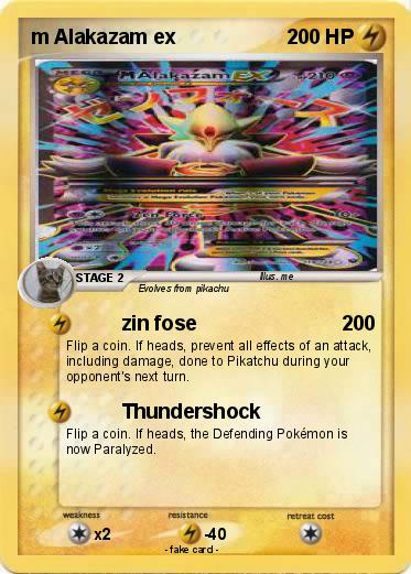 Pokemon m Alakazam ex