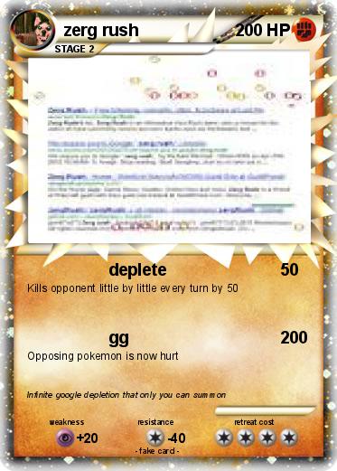 Pokemon zerg rush