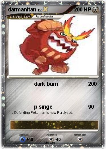 Pokemon darmanitan