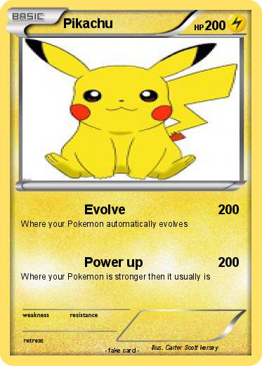 Pokemon Pikachu