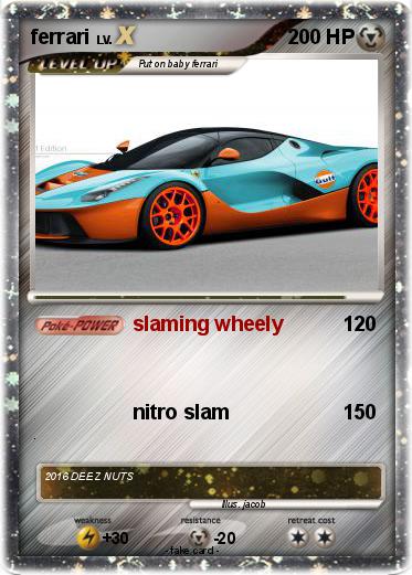 Pokemon ferrari
