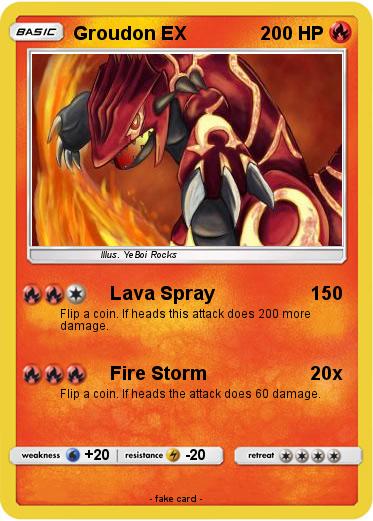Pokemon Groudon EX