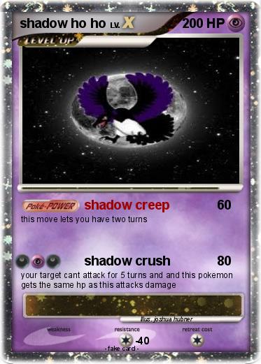 Pokemon shadow ho ho