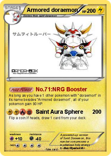 Pokemon Armored doraemon