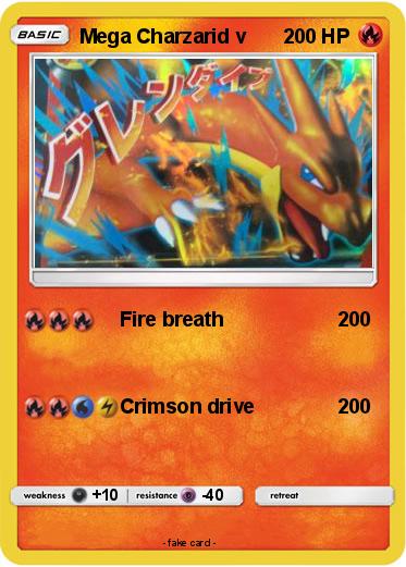 Pokemon Mega Charzarid v