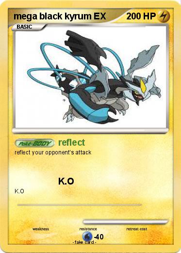 Pokemon mega black kyrum EX