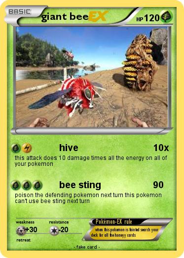 Pokemon giant bee