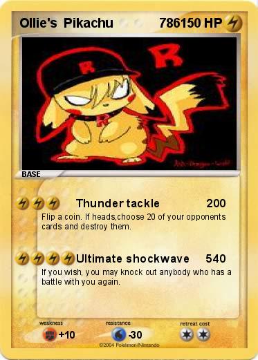 Pokemon Ollie s Pikachu 786