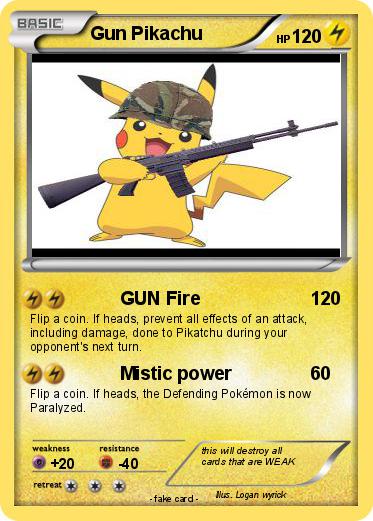 Pokemon Gun Pikachu